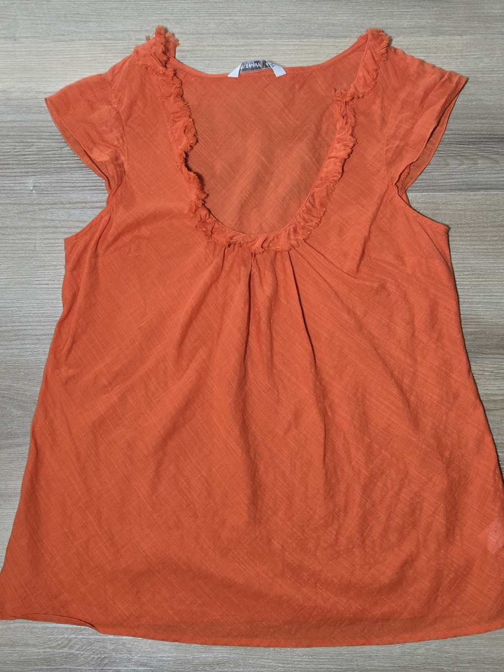 Old Navy Ruffle Scoop Neck Top